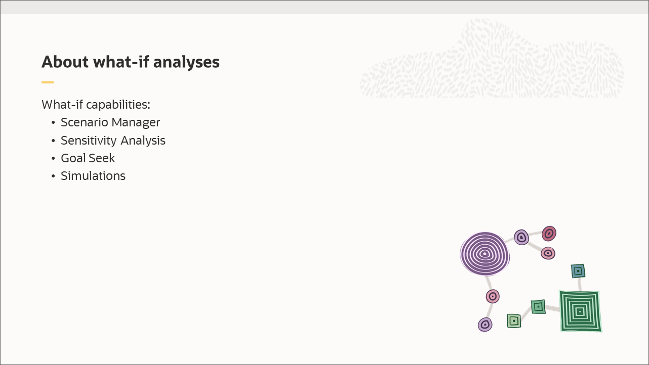 About what-if analyses